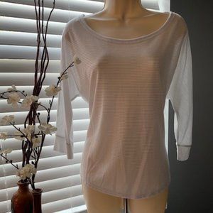 Aeropostale striped 3/4 sleeve